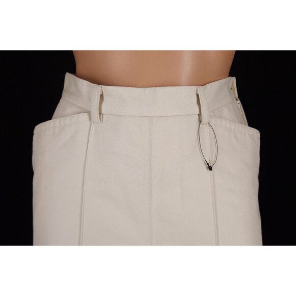 Lemaire Linen Pleated Shorts Size 34 2 XS Womens Off-White Culotte $640 - Picture 3 of 16